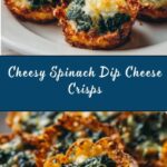 Spinach Dip Cheese Crisps Recipe