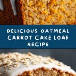 Healthy Oatmeal Carrot Cake Loaf Recipe