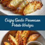 Baked Garlic Parmesan Potato Wedges Recipe