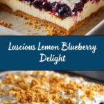 No Bake Lemon Blueberry Dessert Recipe