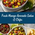 Mango Avocado Salsa with Tortilla Chips Recipe