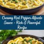 Creamy Red Pepper Alfredo Sauce Recipe