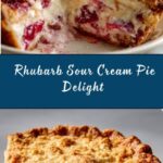 Rhubarb Sour Cream Pie Recipe