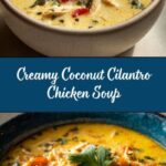 Rich and Flavorful Coconut Cilantro Chicken Soup Recipe