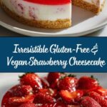 Gluten-Free & Vegan Strawberry Cheesecake Recipe