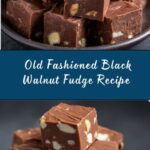 Old Fashioned Black Walnut Fudge Recipe
