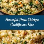 Pesto Chicken Cauliflower Rice Recipe