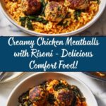 Chicken Meatballs with Risoni in Creamy Tomato Sauce Recipe