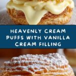 Cream Puffs with Luscious Vanilla Cream Filling Recipe