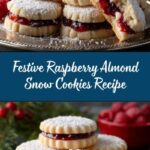 Raspberry-Filled Almond Snow Cookies – Festive Treat Recipe