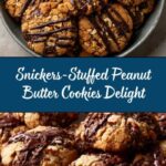 Snickers-Stuffed Peanut Butter Cookies Recipe