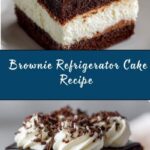 Brownie Refrigerator Cake Recipe