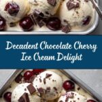 No-Churn Chocolate Cherry Ice Cream Recipe
