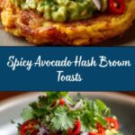 Spicy Smashed Avocado Hash Brown Toasts Recipe