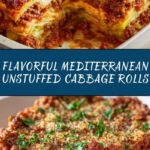 Mediterranean-Style Unstuffed Cabbage Rolls Recipe