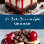 No-Bake Banana Split Cheesecake Recipe