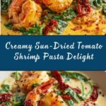 Creamy Sun-Dried Tomato Shrimp with Spinach Pasta Recipe