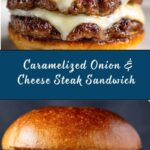 Caramelized Onion and Cheese Steak Sandwich Recipe