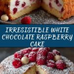 White Chocolate Chip Raspberry Cake Recipe