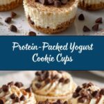 High Protein Yogurt Cookie Dough Cups Recipe