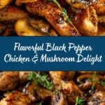 Black Pepper Chicken with Mushrooms Recipe