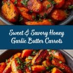 Honey Garlic Butter Carrots Recipe