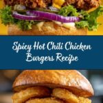Hot Chili Chicken Burgers Recipe