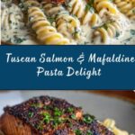 Tuscan Salmon and Mafaldine Pasta Recipe