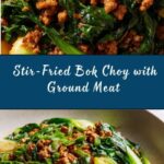Stir-Fried Bok Choy with Ground Meat Recipe