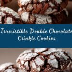 Double Chocolate Crinkle Cookies Recipe