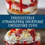 Strawberry Shortcake Cheesecake Cups Recipe