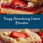 Strawberry Lemon Blondies Recipe