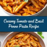Creamy Tomato and Basil Penne Pasta Recipe