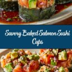Baked Salmon Sushi Cups Recipe