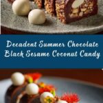 Summer Chocolate – Black Sesame – Coconut Candy Recipe
