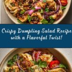 Viral Crispy Dumpling Salad Recipe