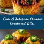 Chili and Jalapeño Cheddar Cornbread Minis Recipe