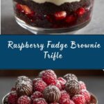 Raspberry Fudge Brownie Trifle Recipe