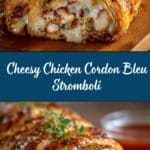 Chicken Cordon Bleu Stromboli Recipe