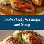 Easy Crock Pot Chicken and Gravy Recipe