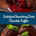 Strawberry Dark Chocolate Truffles Recipe