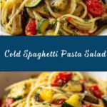 Cold Spaghetti Pasta Salad Recipe