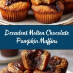 Molten Chocolate Pumpkin Muffins Recipe