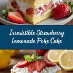 Strawberry Lemonade Poke Cake Recipe