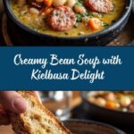 Creamy Bean Soup with Kielbasa Recipe