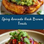Spicy Smashed Avocado Hash Brown Toasts Recipe