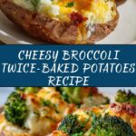 Cheesy Broccoli Twice-Baked Potatoes Recipe
