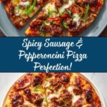 Spicy Sausage and Pepperoncini Thin Crust Pizza Recipe