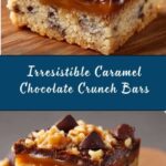 Caramel Chocolate Crunch Bars Recipe