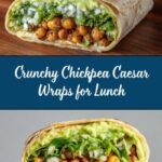 Crunchy Chickpea Caesar Wraps Recipe